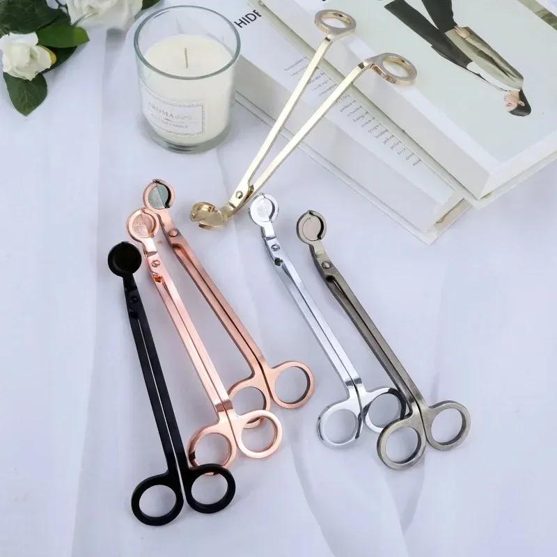 Candle Wick Trimmer Stainless Steel Candle scissors trim wick Cutter Snuffer Round head 18cm Black Rose Gold Silver Red Bronze HD17-0005-A1
Candle Wick Trimmer Stainless Steel Candle scissors trim wick Cutter Snuffer Round head 18cm Black Rose Gold Silver Red Bronze HD17-0005-A1