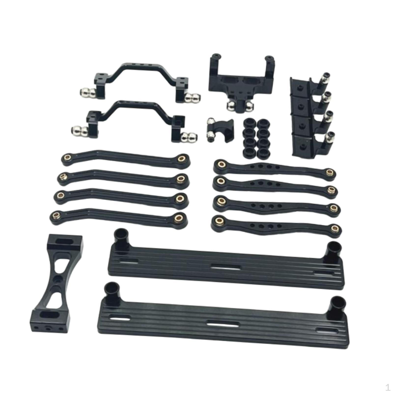 1/16 Запасний набір для модернізації автомобіля на радіоуправлінні Передня та задня амортизаційна опорна частина Набір металевих кріплень тяги black
1/16 Запасний набір для модернізації автомобіля на радіоуправлінні Передня та задня амортизаційна опорна частина Набір металевих кріплень тяги black