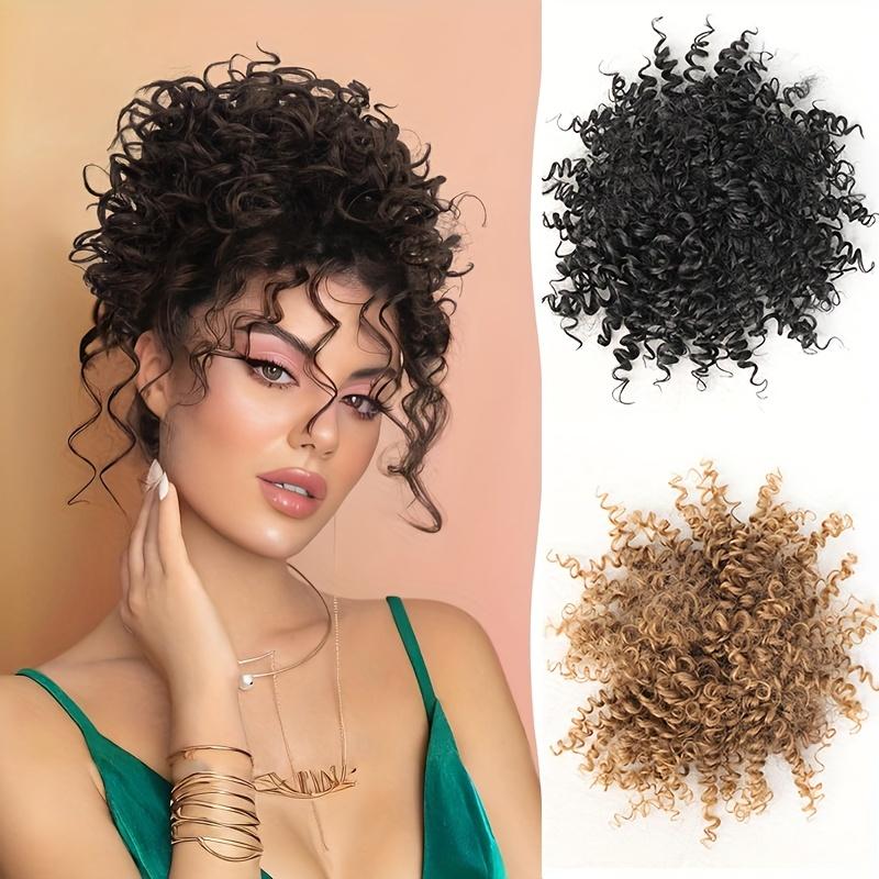 Aosiwig Synthetic Afro Puff Kinky Curly Chignon Elastic Chignons Hairpiece Heat Resistant Hair Extensions For Women Gray Black
Aosiwig Synthetic Afro Puff Kinky Curly Chignon Elastic Chignons Hairpiece Heat Resistant Hair Extensions For Women Gray Black