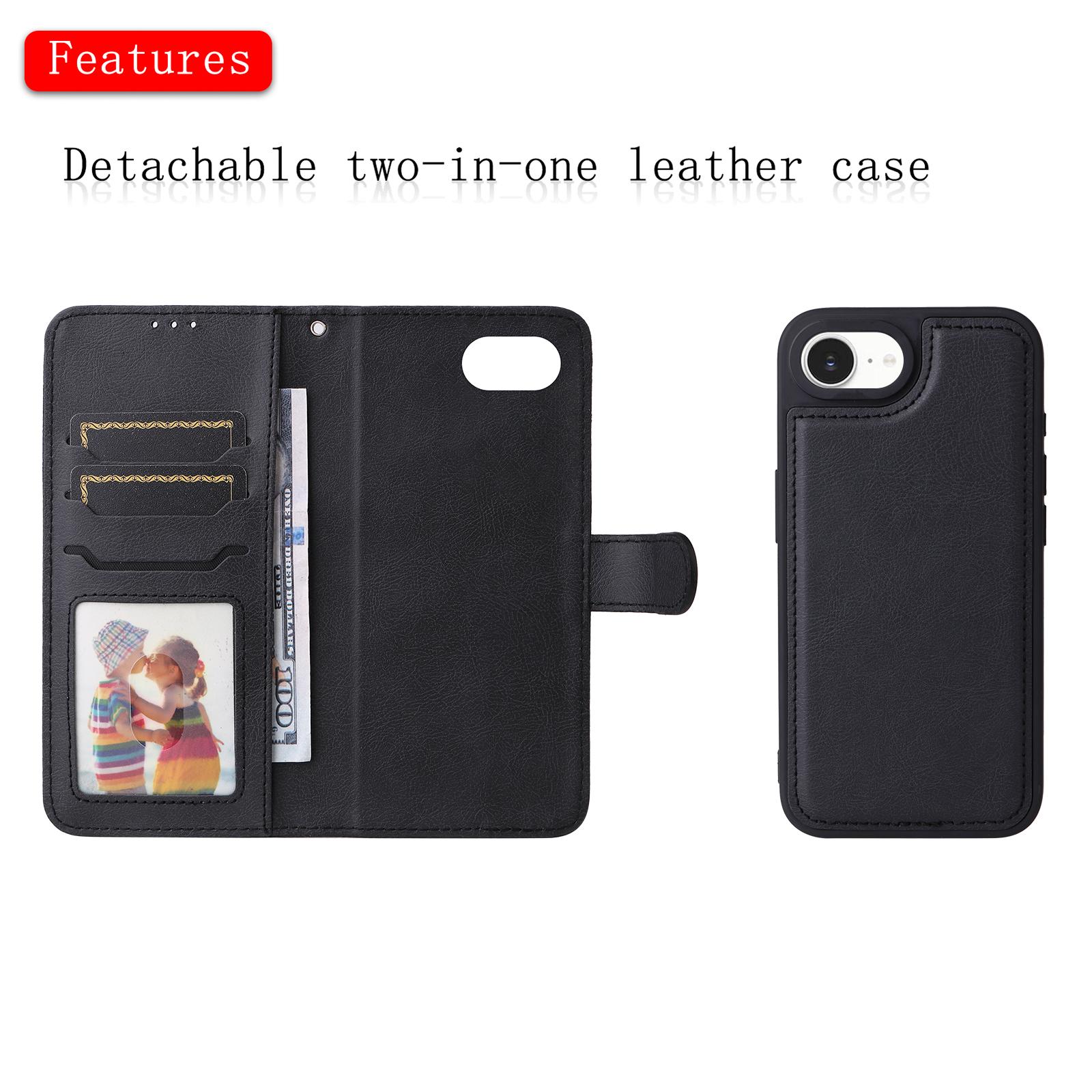 For iPhone 16e Case 2 in 1 Detachable Magnetic Leather Wallet Mobile Cover with Strap Blank
For iPhone 16e Case 2 in 1 Detachable Magnetic Leather Wallet Mobile Cover with Strap Blank