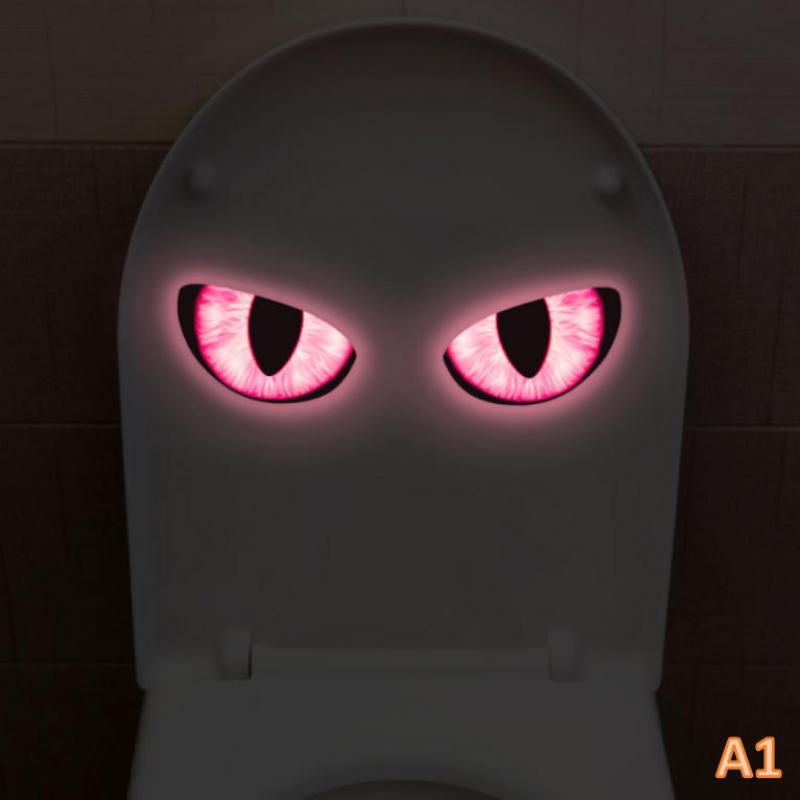 Glow-In-The-Dark Toilet Sticker Devil S Eye Design Self-Adhesive Removable Pvc Bathroom Decoration Luminous Wall Sticker
Glow-In-The-Dark Toilet Sticker Devil S Eye Design Self-Adhesive Removable Pvc Bathroom Decoration Luminous Wall Sticker