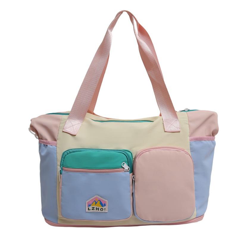 Contrasting travel bags can be expanded, lightweight sports bags, high-value large-capacity fitness bags, travel duffel bags, women рожевий
Contrasting travel bags can be expanded, lightweight sports bags, high-value large-capacity fitness bags, travel duffel bags, women рожевий