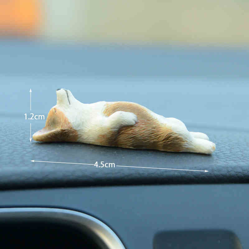 Украшения центральной консоли автомобиля, Наборы для украшения автомобиля, Автомобильные принадлежности с имитацией собаки из смолы, Настраиваемые таблички с номером телефона фиолетовый