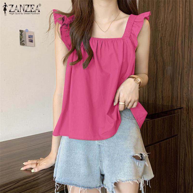 ZANZEA Womens Casual Square Neck Summer Sleeveless Tank Tops 2XL темно-рожевого кольору
ZANZEA Womens Casual Square Neck Summer Sleeveless Tank Tops 2XL темно-рожевого кольору