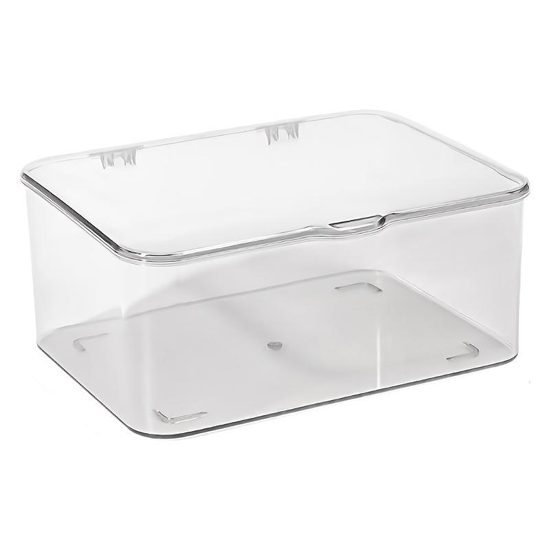 Flip Top Storage Box,Large Capacity Transparent Organizer for Medicine Cosmetics Jewelry,Desktop Dustproof Container Storage Box прозрачный белый
Flip Top Storage Box,Large Capacity Transparent Organizer for Medicine Cosmetics Jewelry,Desktop Dustproof Container Storage Box прозрачный белый