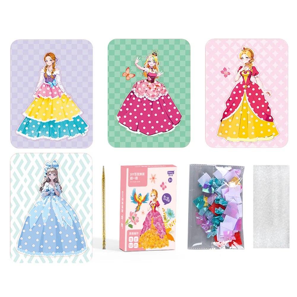 Живопис Наклейка DIY Craft Toys Kid Art Girls Poking Princess Dress Handmade Magical Children Gifts DIY Poke Toy
Живопис Наклейка DIY Craft Toys Kid Art Girls Poking Princess Dress Handmade Magical Children Gifts DIY Poke Toy