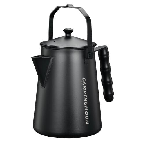 Camping Moon Bonfire Kettle Black Open Fire Fireplace Kettle Camping Kettle Integrated Molding Stainless Steel 304 1.5L Black Gear BKSW-6
Camping Moon Bonfire Kettle Black Open Fire Fireplace Kettle Camping Kettle Integrated Molding Stainless Steel 304 1.5L Black Gear BKSW-6