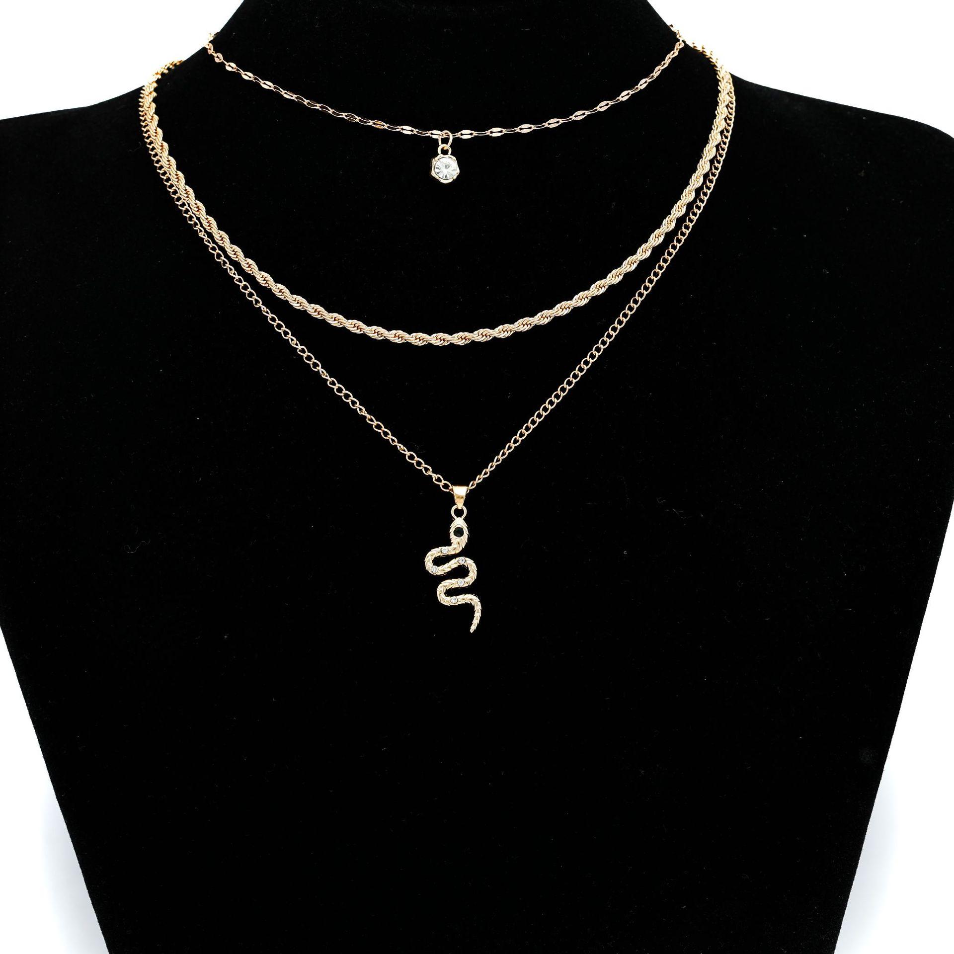 Персонализированная модная бижутерия INS ретро ожерелье-змея женский модный дизайн темперамент змея ключичная цепочка
Персонализированная модная бижутерия INS ретро ожерелье-змея женский модный дизайн темперамент змея ключичная цепочка