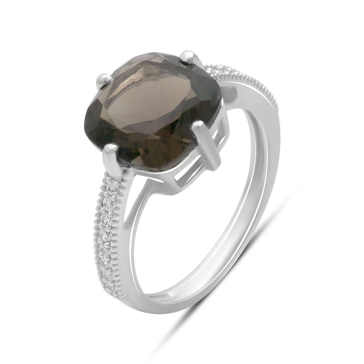 Silver ring with natural rauchtopaz (smoky quartz) 3.732ct, cubic zirconia, weight of the product 3.27 g (2178842) 18
Silver ring with natural rauchtopaz (smoky quartz) 3.732ct, cubic zirconia, weight of the product 3.27 g (2178842) 18
