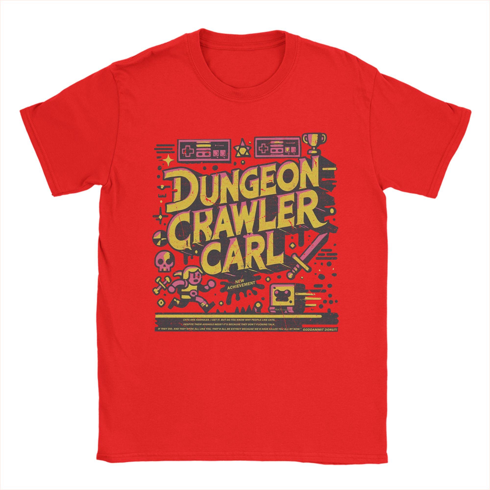 Dungeon Crawler Carl TShirts Men Amazing 100 Cotton Tee Shirt Round Collar Short Sleeve T Shirt Printing Clothing S
Dungeon Crawler Carl TShirts Men Amazing 100 Cotton Tee Shirt Round Collar Short Sleeve T Shirt Printing Clothing S