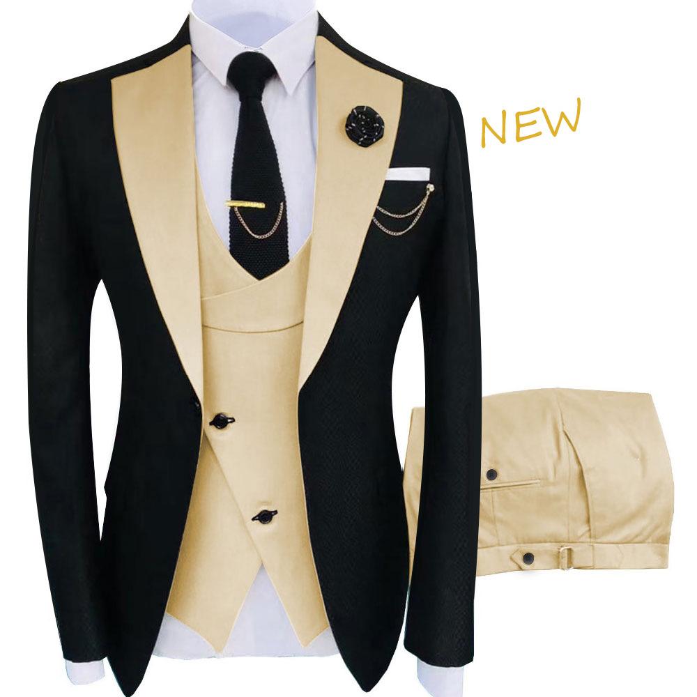 Danmo костюм Slim Fit мужские костюмы Slim Fit деловые костюмы жениха черные смокинги для официальных свадебных костюмов пиджак брюки жилет 3 шт. M хаки
Danmo костюм Slim Fit мужские костюмы Slim Fit деловые костюмы жениха черные смокинги для официальных свадебных костюмов пиджак брюки жилет 3 шт. M хаки