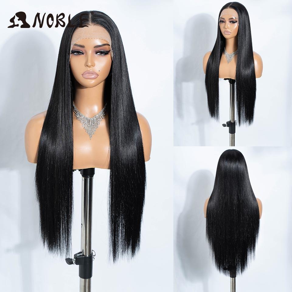 Noble 30 Inch Long Straight Lace Front Synthetic Wig 13X4 HD Transparent Pre Plucked Hairline Heat Resistant Black Wig For Women (as the picture,30inches&250%)
Noble 30 Inch Long Straight Lace Front Synthetic Wig 13X4 HD Transparent Pre Plucked Hairline Heat Resistant Black Wig For Women (as the picture,30inches&250%)