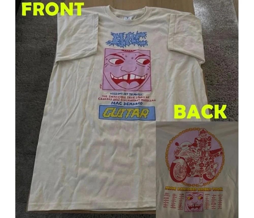 HOT Mac Demarco Tour 2025 White Short Sleeve Reprint T shirt Unisex T-Shirt L
HOT Mac Demarco Tour 2025 White Short Sleeve Reprint T shirt Unisex T-Shirt L
