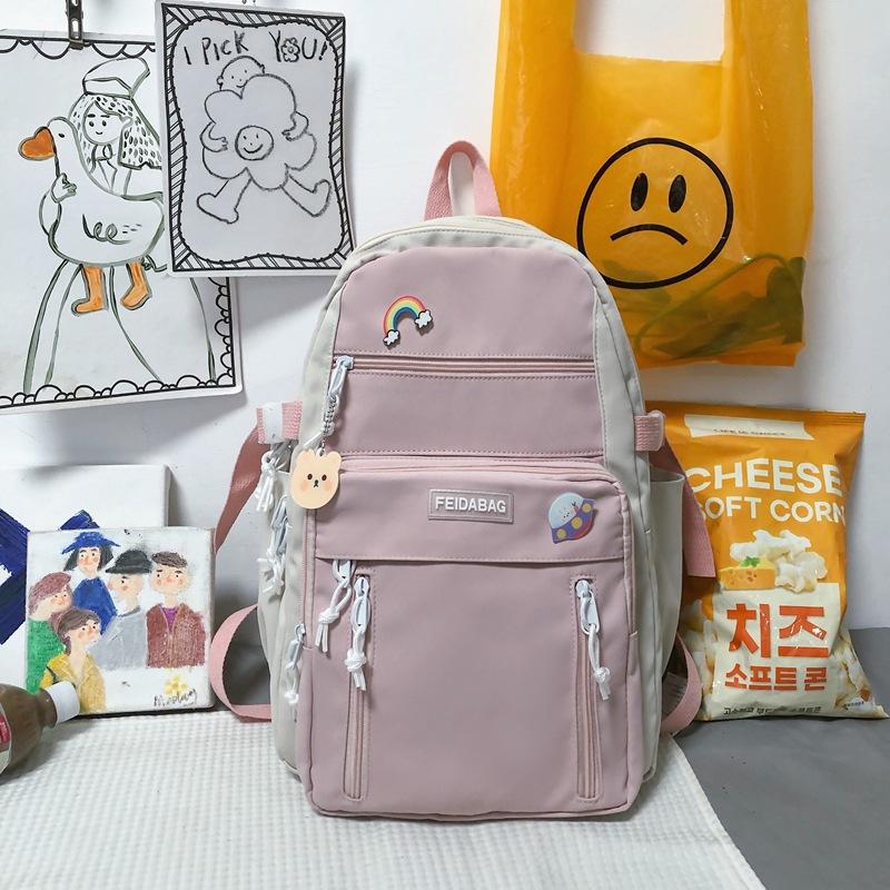 Школьный рюкзак женский новый нейлоновый рюкзак большой вместимости для учениц средней школы, повседневный рюкзак для учениц средней школы фиолетовый
Школьный рюкзак женский новый нейлоновый рюкзак большой вместимости для учениц средней школы, повседневный рюкзак для учениц средней школы фиолетовый