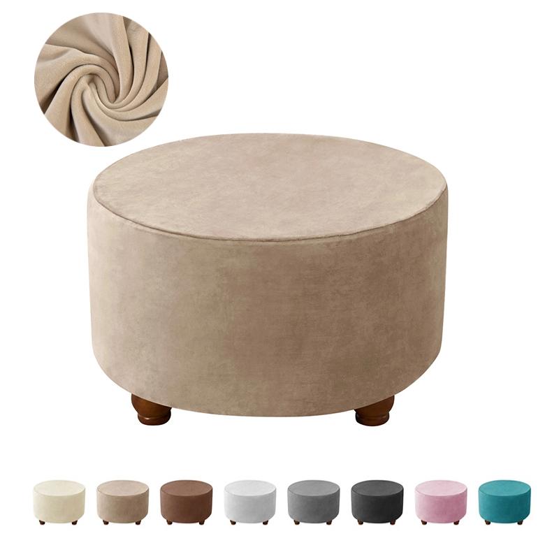 Round Velvet Ottoman Covers Elastic All-inclusive Stool Covers Stretch Super Soft Footrest Slipcover for Living Room Bedroom M
Round Velvet Ottoman Covers Elastic All-inclusive Stool Covers Stretch Super Soft Footrest Slipcover for Living Room Bedroom M