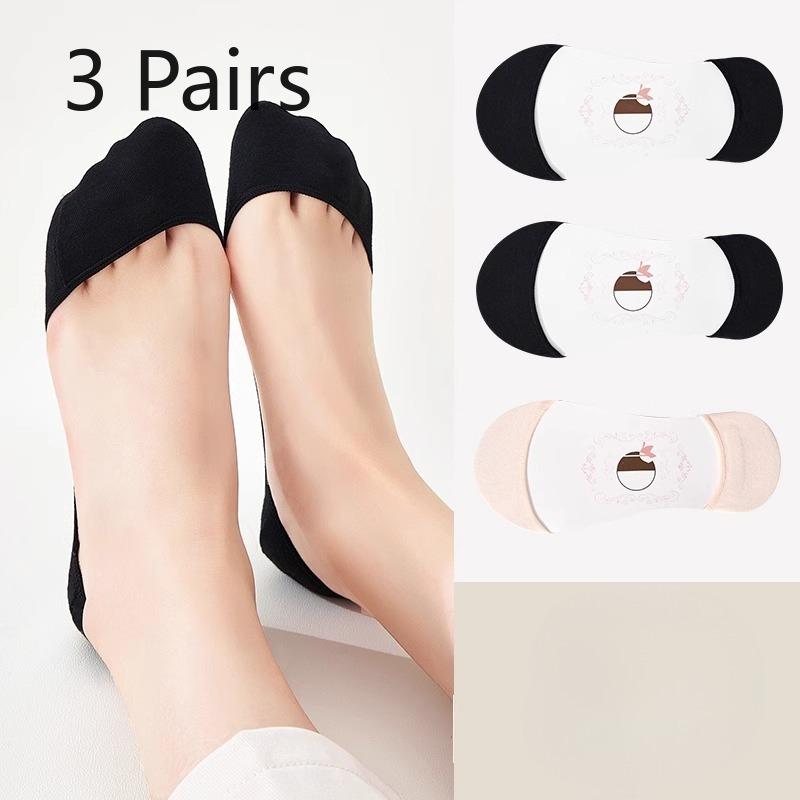 3 пары женских летних тонких хлопковых носков-подследников, невидимых, силиконовых, с нескользящей пяткой 3 Pairs
3 пары женских летних тонких хлопковых носков-подследников, невидимых, силиконовых, с нескользящей пяткой 3 Pairs