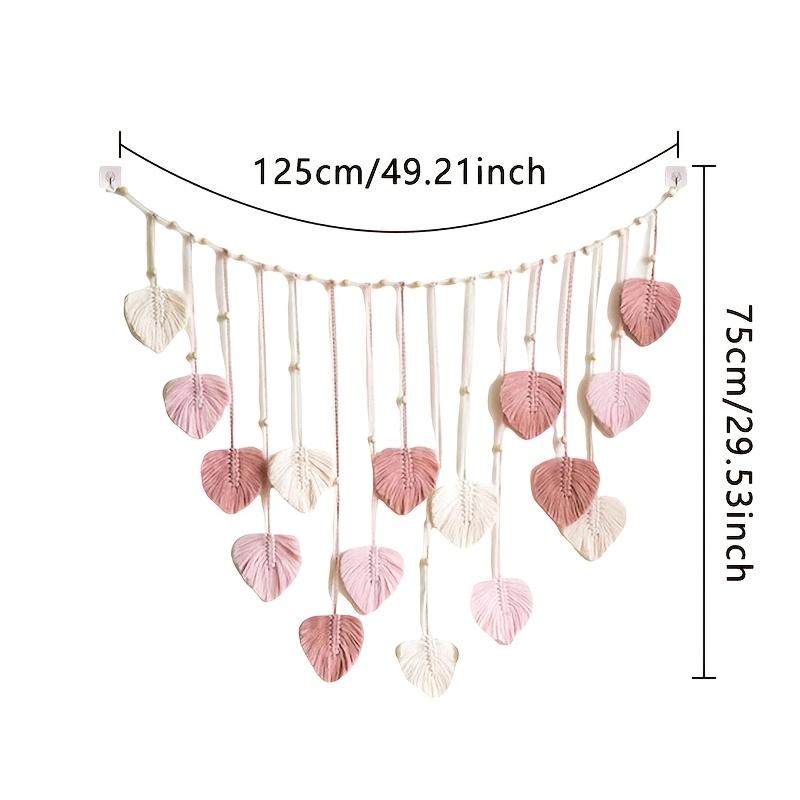 Bohemian Decorative Leaf Hanging Tapestry Wooden Beads 120*75cm Indoor Wall Decor DIY Kids Photo Wall Hanging Tassel Tapestry рожевий
Bohemian Decorative Leaf Hanging Tapestry Wooden Beads 120*75cm Indoor Wall Decor DIY Kids Photo Wall Hanging Tassel Tapestry рожевий