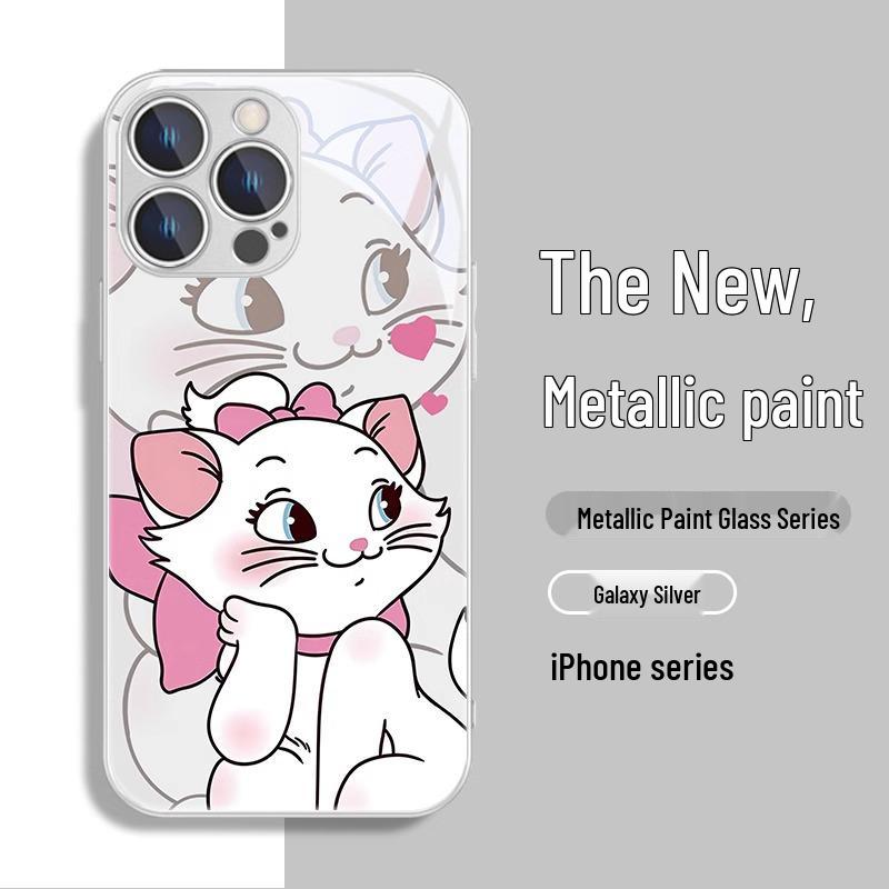 Tom Cat & Marie Cat iPhone 15/16 Pro Max Protective Glass Case – Anti-Fall Cover for Couple iPhone 17
Tom Cat & Marie Cat iPhone 15/16 Pro Max Protective Glass Case – Anti-Fall Cover for Couple iPhone 17