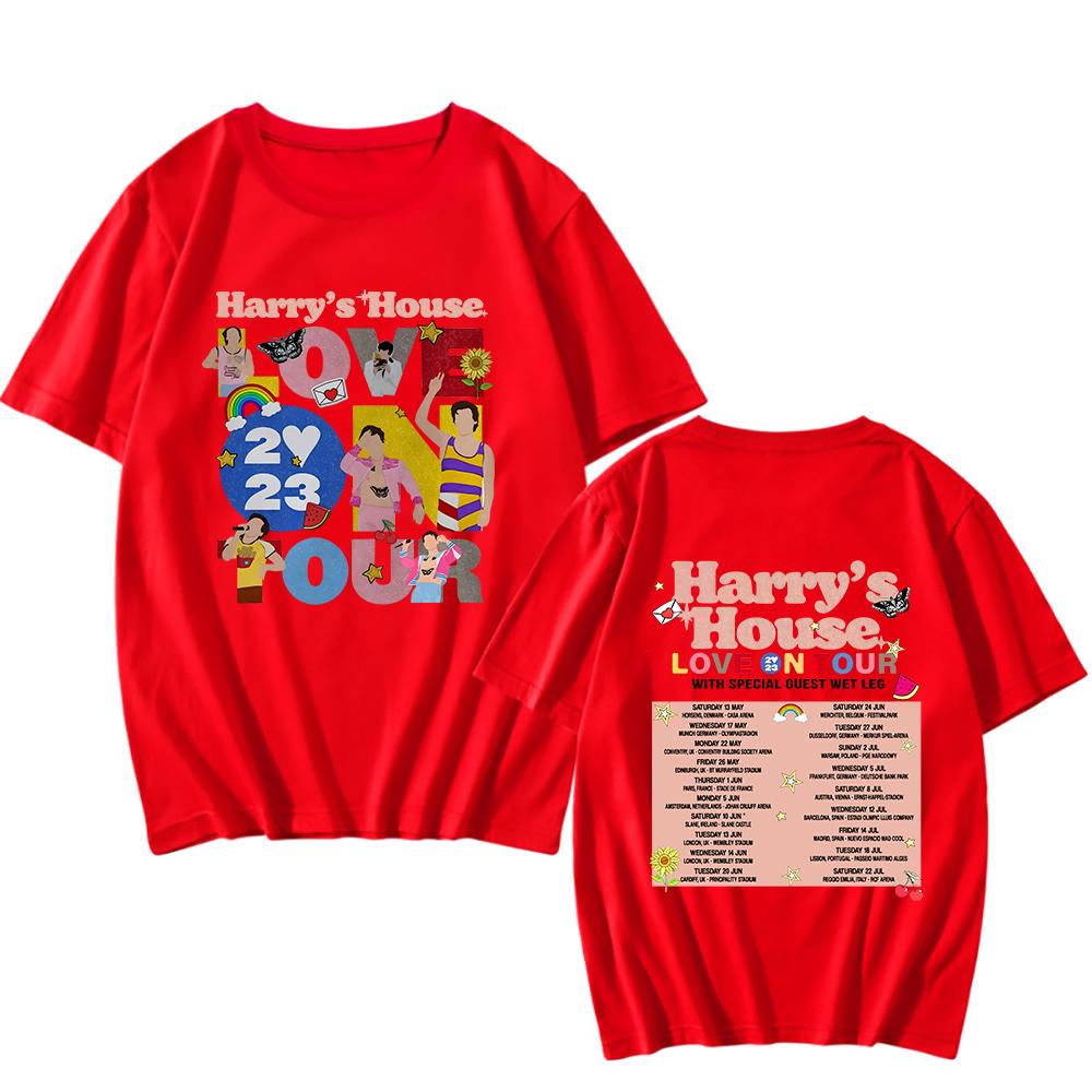 Harrys House Love on Tour T Shirt 100_ Cotton T-shirt for Men Letter Print Tees Summer O-Neck Oversized Top Unisex Casual Tshirt S
Harrys House Love on Tour T Shirt 100_ Cotton T-shirt for Men Letter Print Tees Summer O-Neck Oversized Top Unisex Casual Tshirt S