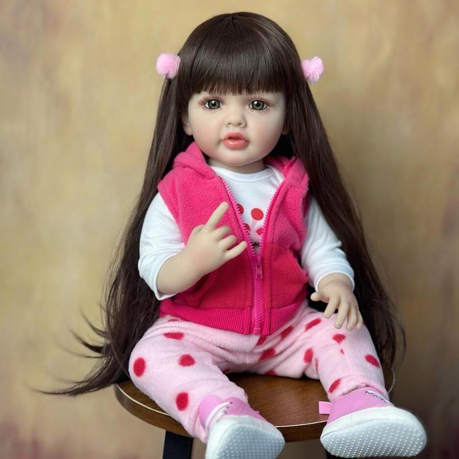 BZDOLL 55 CM 22 Inch New Full Soft Vinyl Reborn Baby Girl Doll Classic Dress Up Birthday Gift Vinyl Bath Toy vinyl body doll
BZDOLL 55 CM 22 Inch New Full Soft Vinyl Reborn Baby Girl Doll Classic Dress Up Birthday Gift Vinyl Bath Toy vinyl body doll