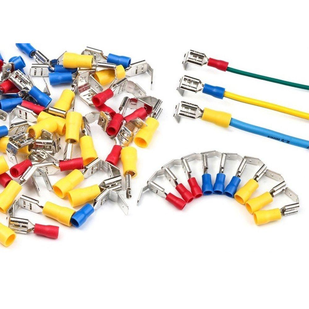 Electrical Male Female 6.3mm Wire Cable Connector Terminal Insulated Crimp Spade Piggyback
Electrical Male Female 6.3mm Wire Cable Connector Terminal Insulated Crimp Spade Piggyback