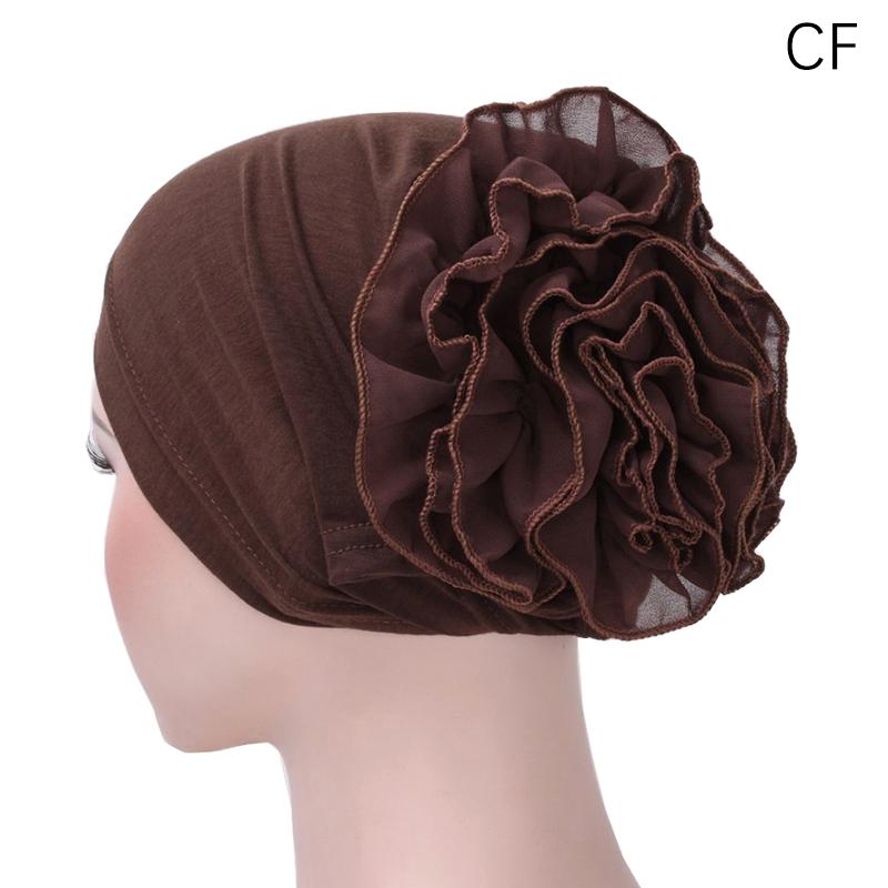 Женский тюрбан с большим цветком, аксессуары для волос, эластичные тканевые ленты для волос, шапка, шапка-химия, женский мусульманский однотонный шарф от выпадения волос, кепка кофейный
Женский тюрбан с большим цветком, аксессуары для волос, эластичные тканевые ленты для волос, шапка, шапка-химия, женский мусульманский однотонный шарф от выпадения волос, кепка кофейный
