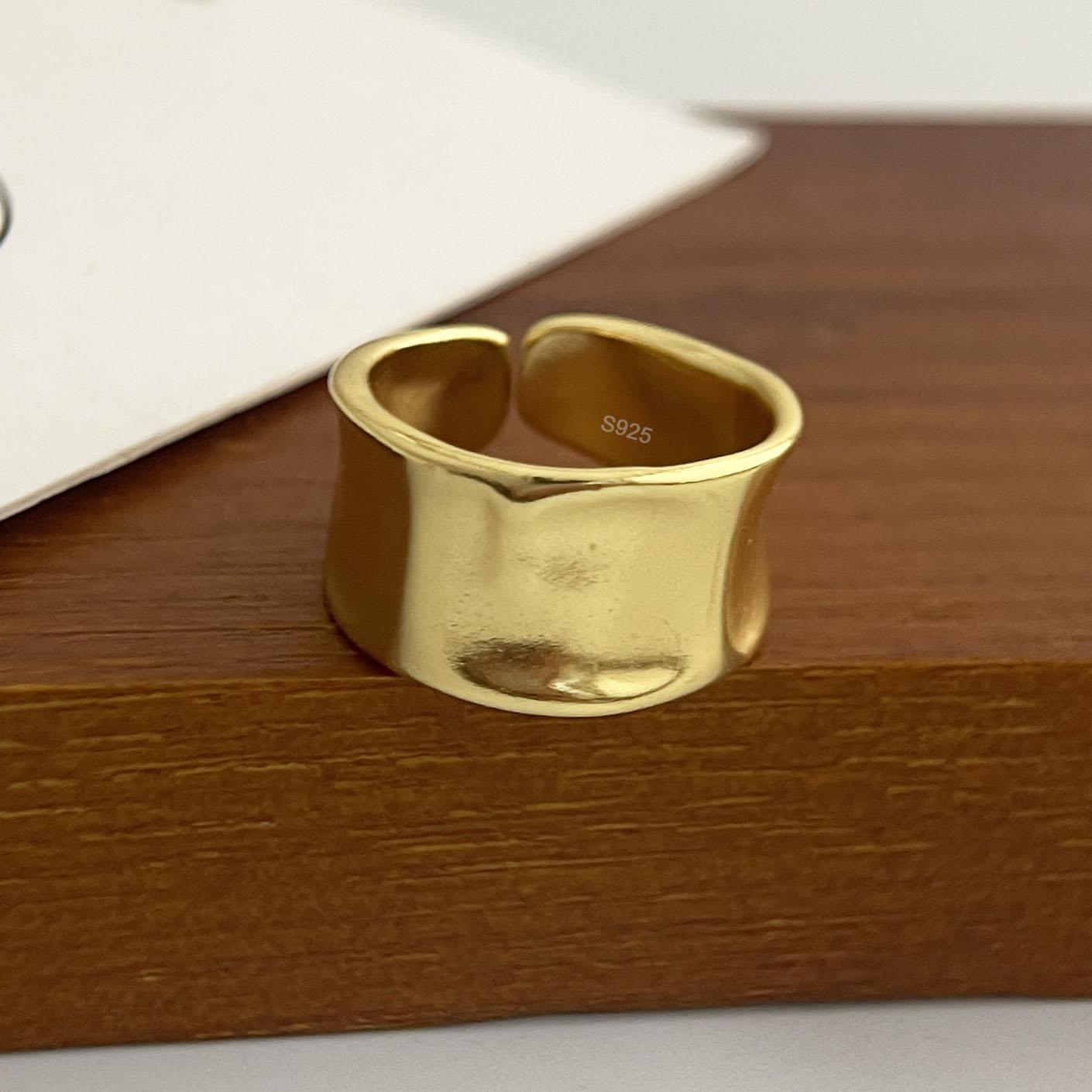 925 Sterling Silver Rings For Women Geometric Fine Jewelry Finger Adjustable Simple Gold Sparckling Ring For Party Birthday Gift resizable
925 Sterling Silver Rings For Women Geometric Fine Jewelry Finger Adjustable Simple Gold Sparckling Ring For Party Birthday Gift resizable