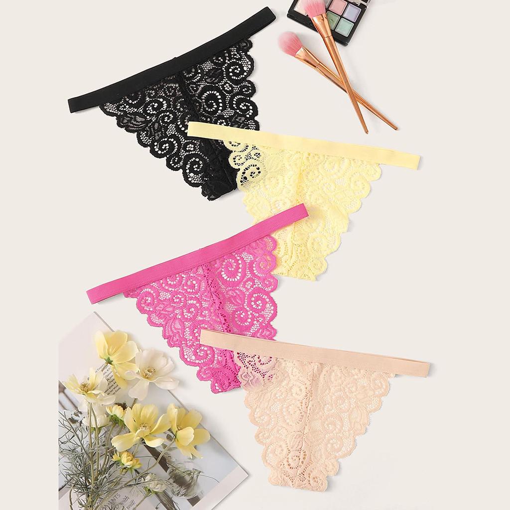 (Отличный дом)4PC Женщины Кружева Цветы Полое нижнее белье Трусики G-string Нижнее белье Стринги
(Отличный дом)4PC Женщины Кружева Цветы Полое нижнее белье Трусики G-string Нижнее белье Стринги