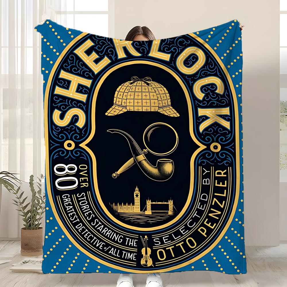 Classic TV S-Sherlock Holmes Throw Kid-Friendly Flannel Throw Blanket Soft Warm Anti-Static Washable All Season 75x90cm
Classic TV S-Sherlock Holmes Throw Kid-Friendly Flannel Throw Blanket Soft Warm Anti-Static Washable All Season 75x90cm