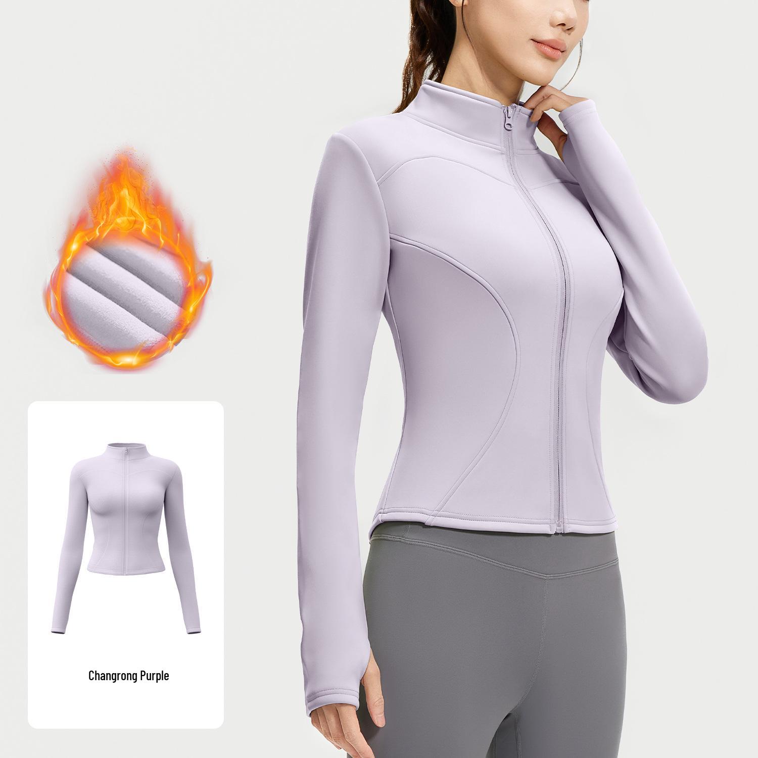 Women s Slim Fit Yoga Jacket - Brushed Fleece, Stand Collar, Zipper, Long Sleeve for Autumn & Winter XL
Women s Slim Fit Yoga Jacket - Brushed Fleece, Stand Collar, Zipper, Long Sleeve for Autumn & Winter XL