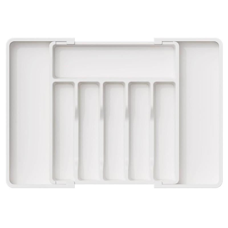 Новый выдвижной пластиковый лоток для столовых приборов в ящик Новая напольная коробка для хранения ножей и вилок белый
Новый выдвижной пластиковый лоток для столовых приборов в ящик Новая напольная коробка для хранения ножей и вилок белый