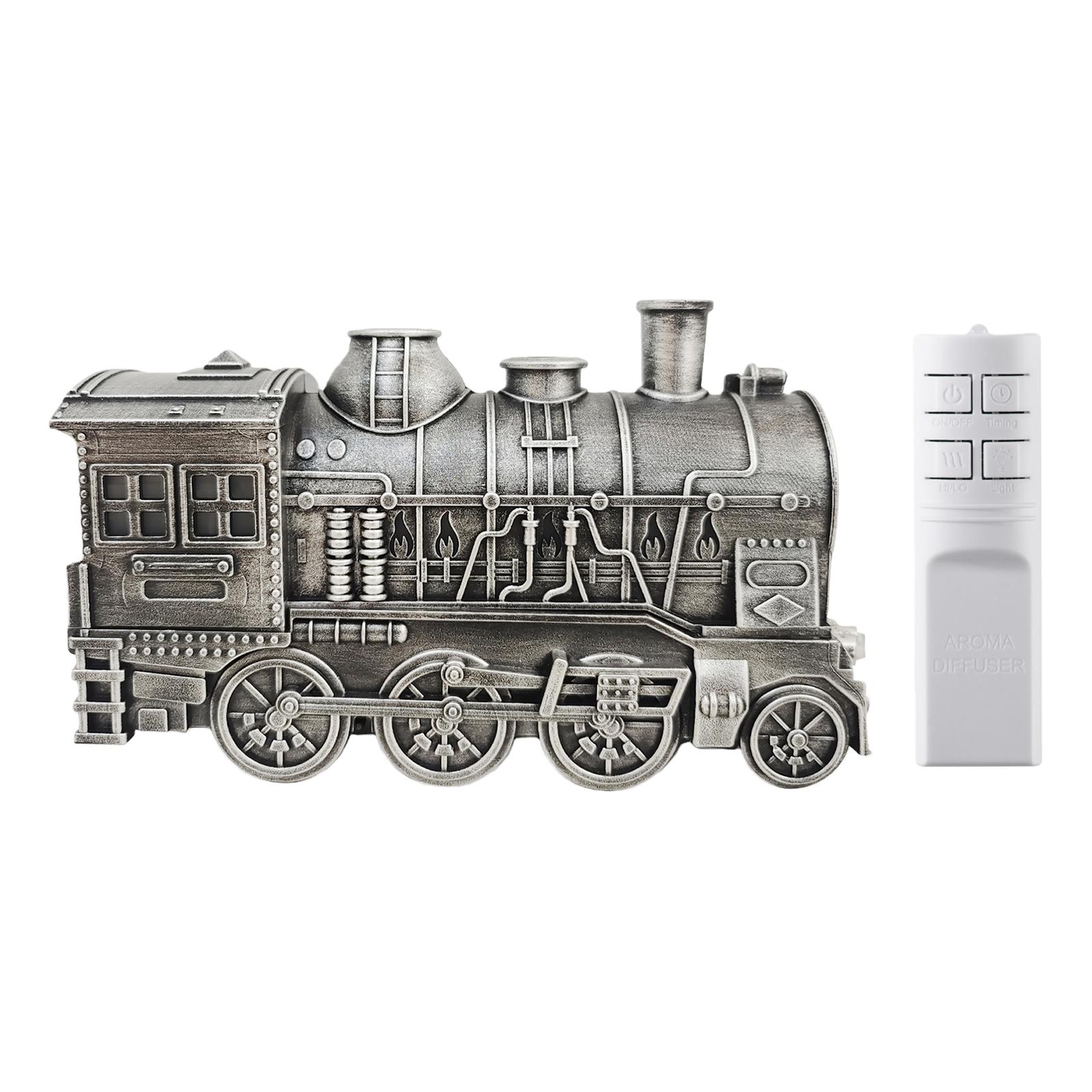 300ML Vintage Steam Train Aroma Diffuser Air Humidifier 2 Color LED Light Essential Oil Aromatherapy Diffuser Creative Decor AU срібний
300ML Vintage Steam Train Aroma Diffuser Air Humidifier 2 Color LED Light Essential Oil Aromatherapy Diffuser Creative Decor AU срібний