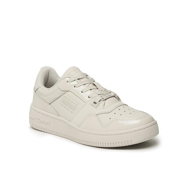 Кроссовки Tommy Jeans Sneakersy Tjw Retro Basket Glossy EN0EN02206 Szary