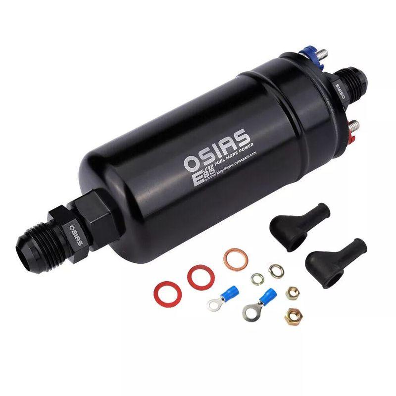 GENUINE New Inline Fuel Pump 380LPH 044 Style + 10AN Inlet Fitting
GENUINE New Inline Fuel Pump 380LPH 044 Style + 10AN Inlet Fitting