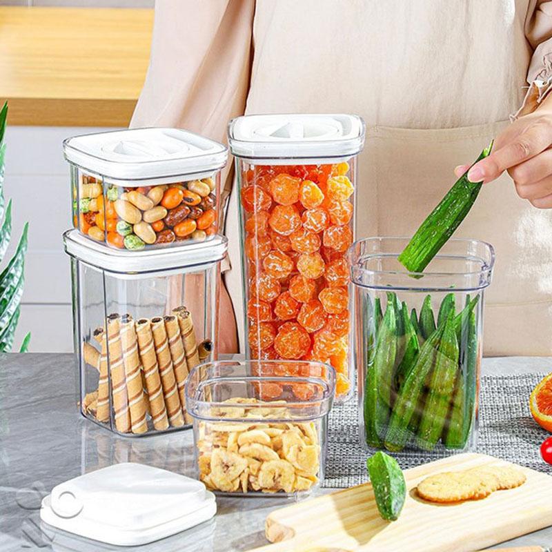 Бытовая банка с ручкой, герметичная банка, банка для хранения закусок, прозрачный контейнер для сохранения свежести с крышкой, пластиковый герметичный контейнер, кухонная банка для хранения M белый
Бытовая банка с ручкой, герметичная банка, банка для хранения закусок, прозрачный контейнер для сохранения свежести с крышкой, пластиковый герметичный контейнер, кухонная банка для хранения M белый