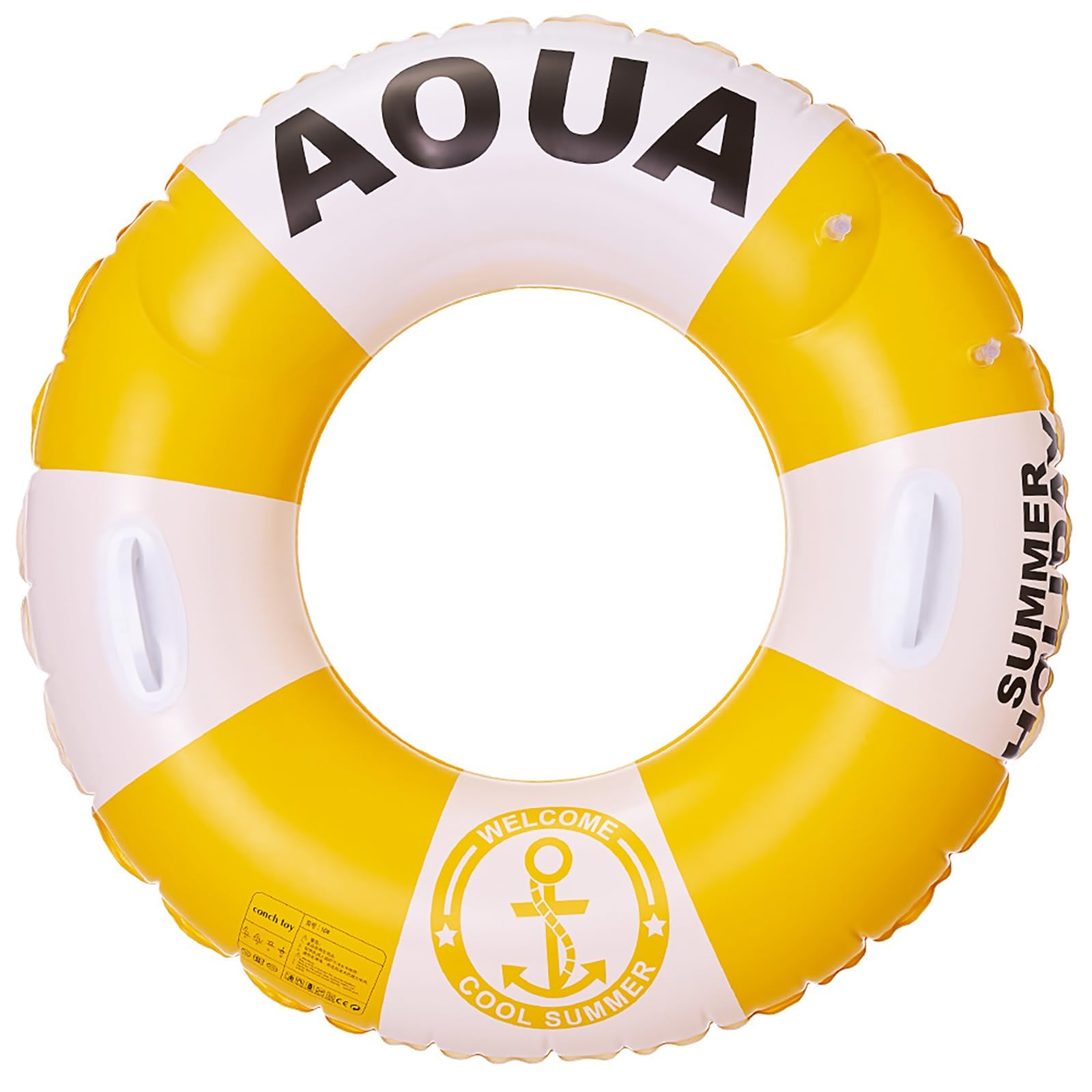 Надувной поплавок для полосатой безопасности, плавающий для воды в помещении и на открытом воздухе, унисекс для взрослых, поплавок О-образной формы, ручка, поплавок, диван, бассейн, игра, (Желтый, 120#)
Надувной поплавок для полосатой безопасности, плавающий для воды в помещении и на открытом воздухе, унисекс для взрослых, поплавок О-образной формы, ручка, поплавок, диван, бассейн, игра, (Желтый, 120#)