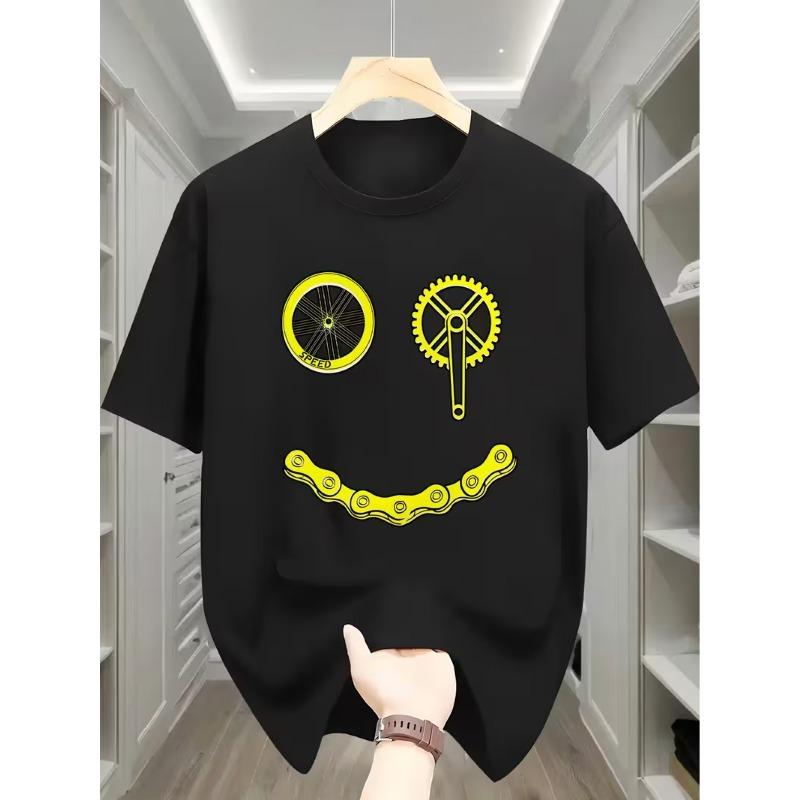 Men S Bicycle-Themed Graphic T-Shirt - Breathable And Comfortable Summer Short-Sleeve Round Neck, Machine Washable Top for Cycling Enthusiasts 4XL чорний
Men S Bicycle-Themed Graphic T-Shirt - Breathable And Comfortable Summer Short-Sleeve Round Neck, Machine Washable Top for Cycling Enthusiasts 4XL чорний