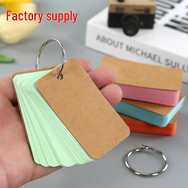 Multicolor Portable Vocabulary Notebook Card Ring Binder - Cute & Creative Memo Pad Custom - Contact Customer Service
Multicolor Portable Vocabulary Notebook Card Ring Binder - Cute & Creative Memo Pad Custom - Contact Customer Service