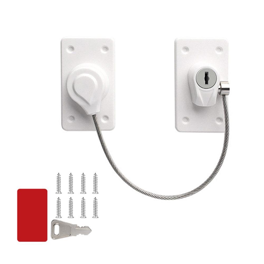 Adjustable Baby Safety Lock No Drilling Cabinet Lock Refrigerator Door Coded Lock for Home White-key
Adjustable Baby Safety Lock No Drilling Cabinet Lock Refrigerator Door Coded Lock for Home White-key