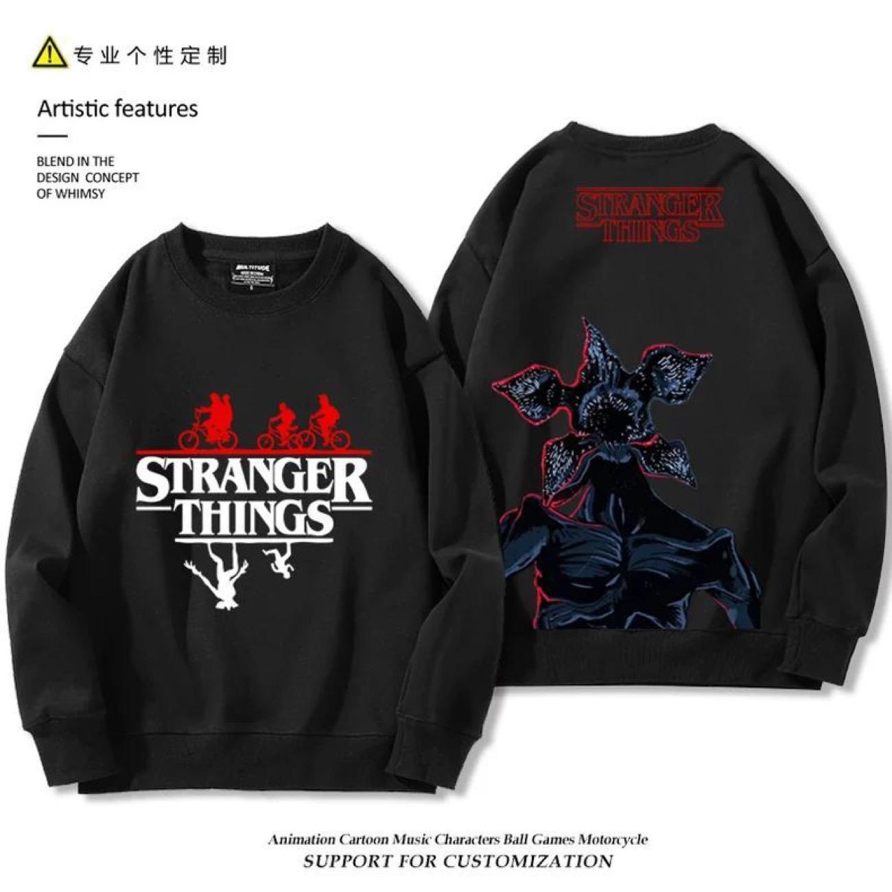 Світшот Stranger Things Пальто Мода осінній одяг XL чорний
Світшот Stranger Things Пальто Мода осінній одяг XL чорний