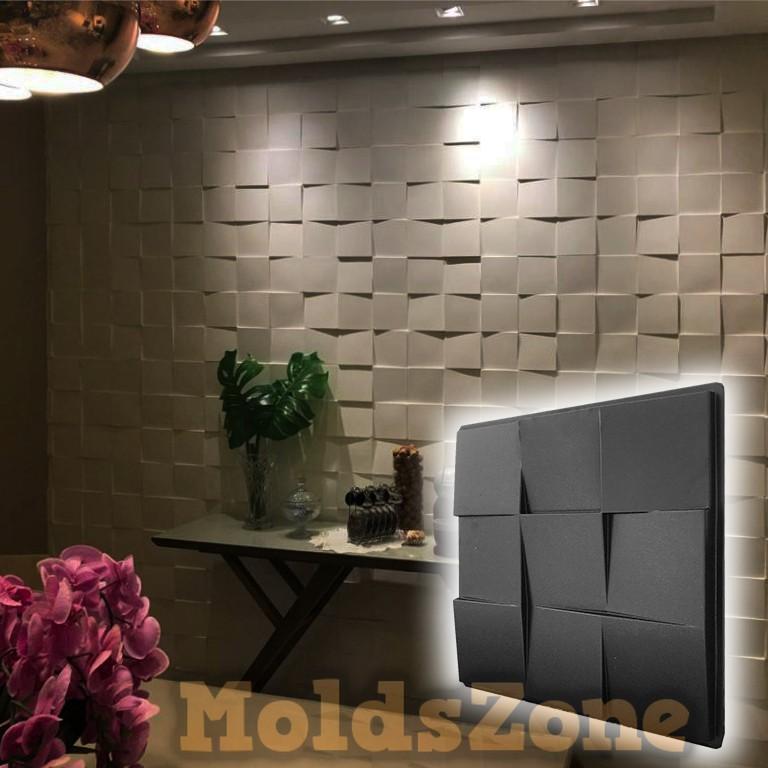 3D стінова панель Форма для гіпсової, гіпсової або бетонної плитки для декоративних стінових панелей «Техно» чорний
3D стінова панель Форма для гіпсової, гіпсової або бетонної плитки для декоративних стінових панелей «Техно» чорний