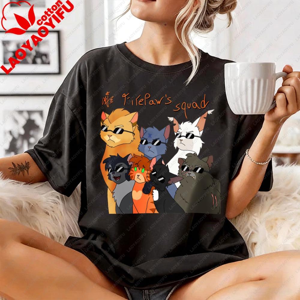 Warrior Cats Art Print Unisex T-shirt Fashion Casual Summer Blouse Men s and Women s Round Neck Short Sleeves 5XL
Warrior Cats Art Print Unisex T-shirt Fashion Casual Summer Blouse Men s and Women s Round Neck Short Sleeves 5XL
