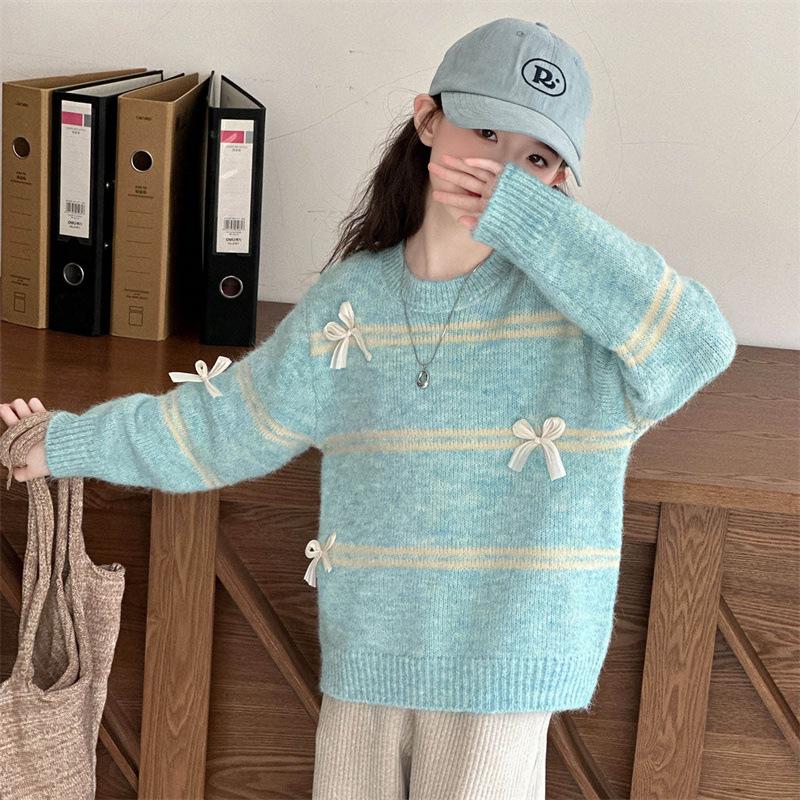 Girls Cute Loose Knitted Sweater – Round Neck, Perfect for Spring/Autumn 2025 120 cm синий
Girls Cute Loose Knitted Sweater – Round Neck, Perfect for Spring/Autumn 2025 120 cm синий