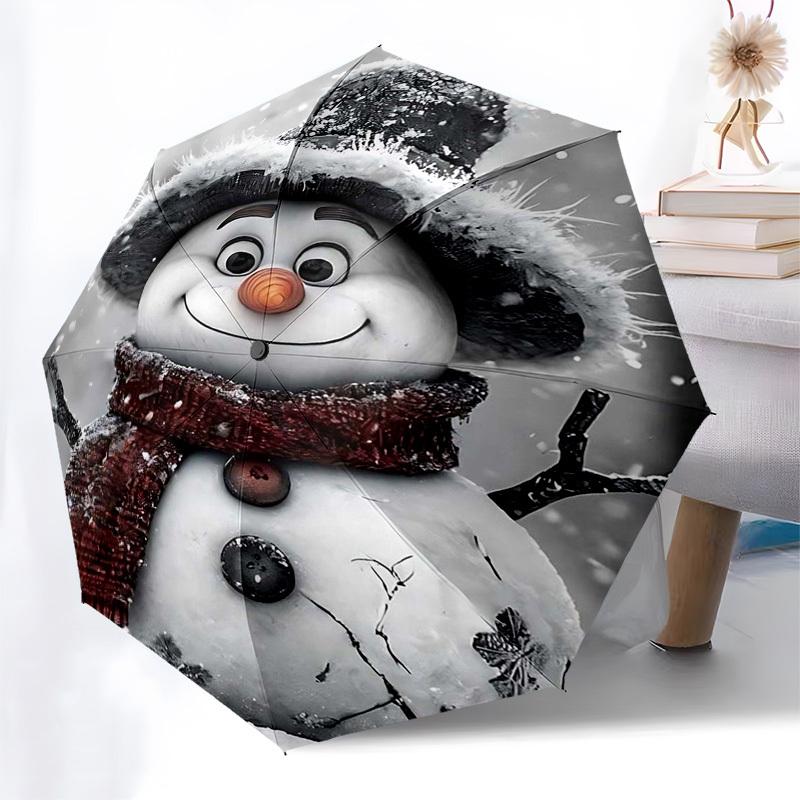 1pc Snowman Winter Festival Gift with Red Scarf, Automatic Opening Umbrella, Portable Folding Design, 8-Bone Iron Frame, Outdoor, Suitable for Fans, T
1pc Snowman Winter Festival Gift with Red Scarf, Automatic Opening Umbrella, Portable Folding Design, 8-Bone Iron Frame, Outdoor, Suitable for Fans, T