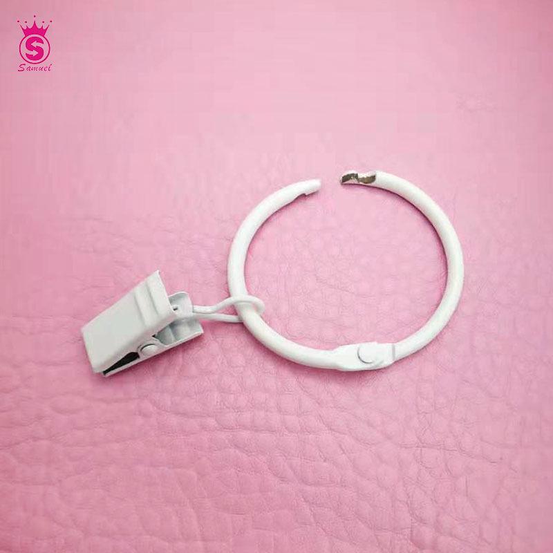 Baked White Metal Curtain Hook with Clip
Baked White Metal Curtain Hook with Clip