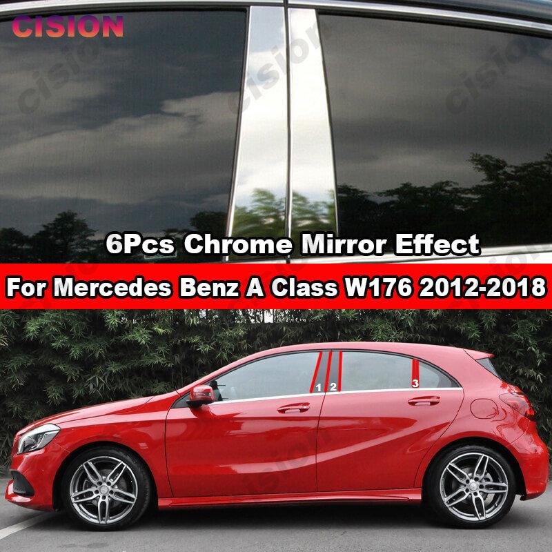 Для Mercedes Benz A Class W176 2012-2018 хромированная автомобильная оконная дверь, центральная колонна до н. э., стойка, крышка, накладка из нержавеющей стали
Для Mercedes Benz A Class W176 2012-2018 хромированная автомобильная оконная дверь, центральная колонна до н. э., стойка, крышка, накладка из нержавеющей стали