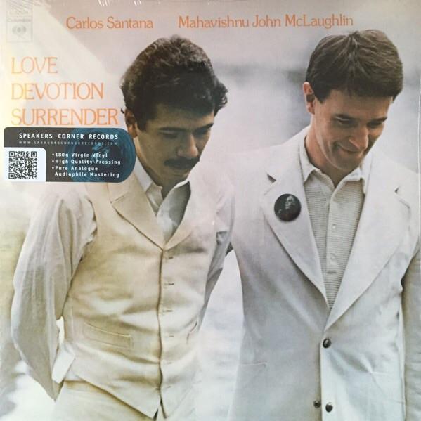 LP Record CARLOS SANTANA & MAHAVISHNU JOHN MC - Love Devotion Surrender C32034 COLUMBIA 2015 US Rock Used
LP Record CARLOS SANTANA & MAHAVISHNU JOHN MC - Love Devotion Surrender C32034 COLUMBIA 2015 US Rock Used