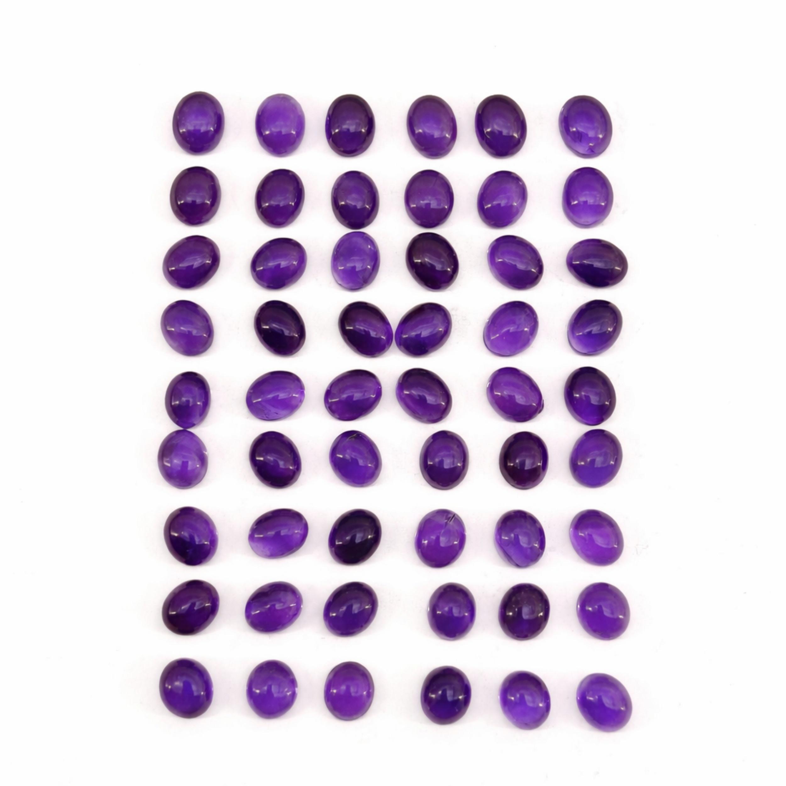 AAA Natural Amethyst Cabochon Lot 11x9mm Oval, Purple Amethyst Gemstones, Polished Cabochons for Jewelry Making 1 Piece
AAA Natural Amethyst Cabochon Lot 11x9mm Oval, Purple Amethyst Gemstones, Polished Cabochons for Jewelry Making 1 Piece