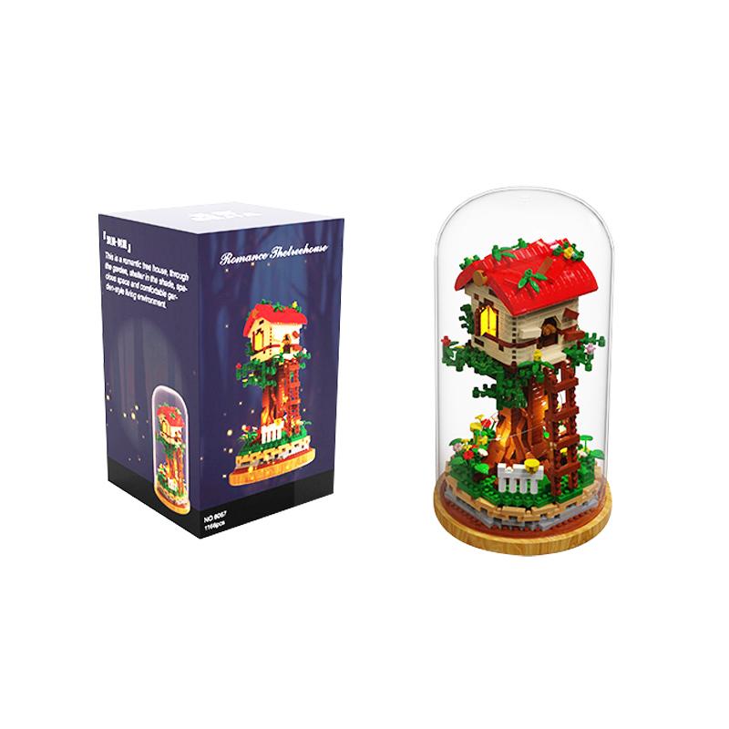Tree House Micro Building Blocks Diamond Assembled 3D Model DIY Forest Mini Brick Figure Toys With Display Box With Box
Tree House Micro Building Blocks Diamond Assembled 3D Model DIY Forest Mini Brick Figure Toys With Display Box With Box