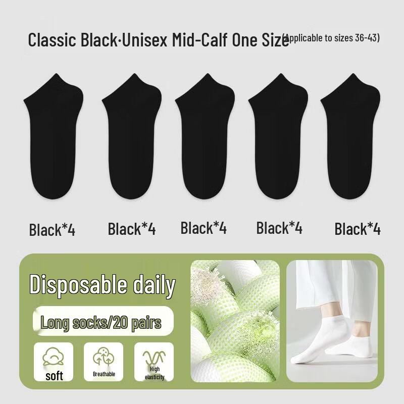 Unisex Disposable Travel Socks One Size
Unisex Disposable Travel Socks One Size